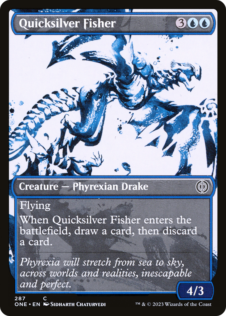 Magic: The Gathering - Quicksilver Fisher - Phyrexia: All Will Be One