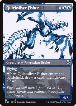 Magic: The Gathering - Quicksilver Fisher - Phyrexia: All Will Be One