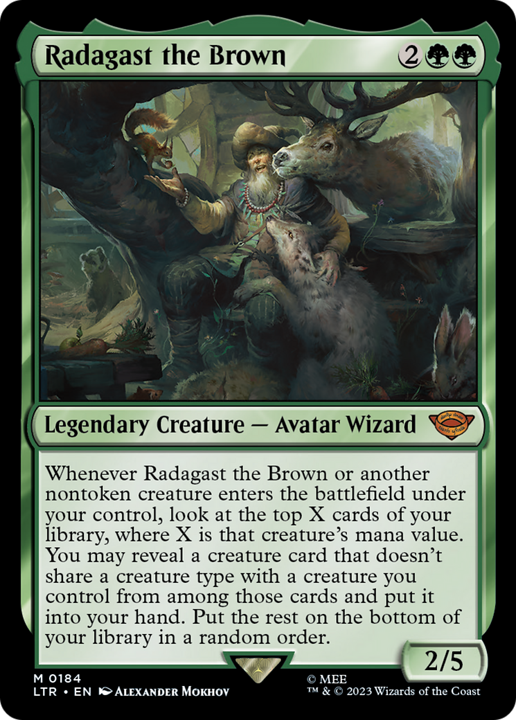 Magic: The Gathering - Radagast the Brown - The Lord of the Rings: Tales of Middle-earth