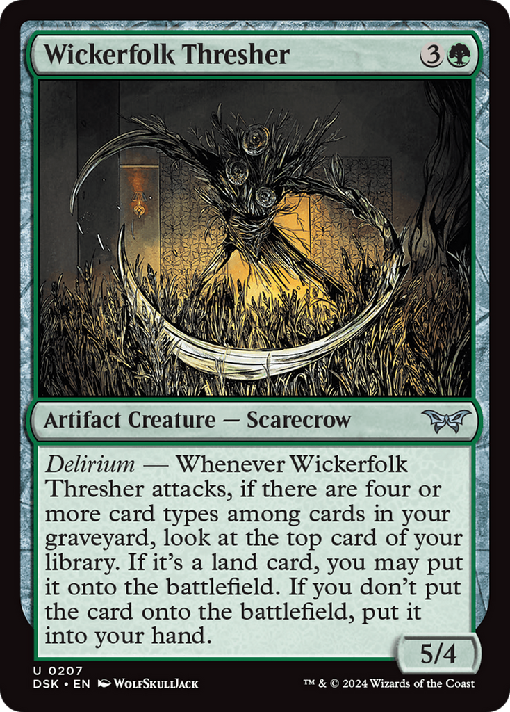 Magic: The Gathering - Wickerfolk Thresher - Duskmourn: House of Horror