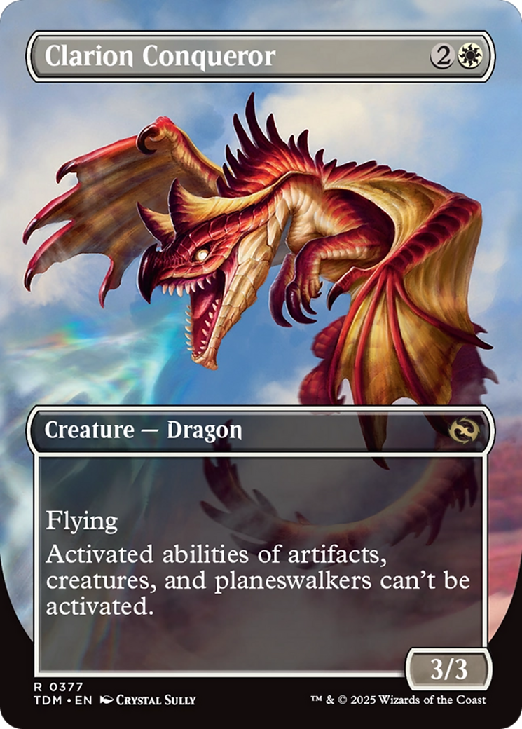 Magic: The Gathering - Clarion Conqueror // Clarion Conqueror Foil - Tarkir: Dragonstorm