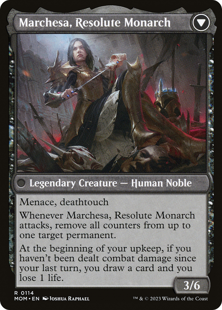 Magic: The Gathering - Invasion of Fiora // Marchesa, Resolute Monarch Foil - March of the Machine