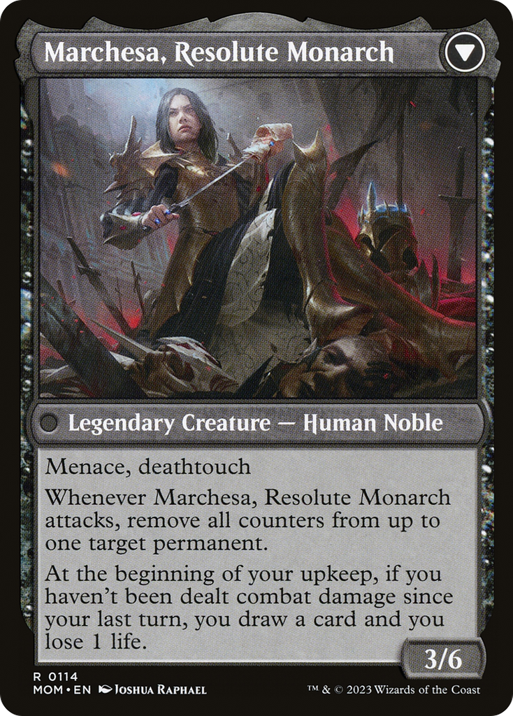 Magic: The Gathering - Invasion of Fiora // Marchesa, Resolute Monarch - March of the Machine