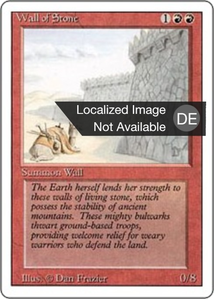 Magic: The Gathering - Steinmauer - Revised Edition