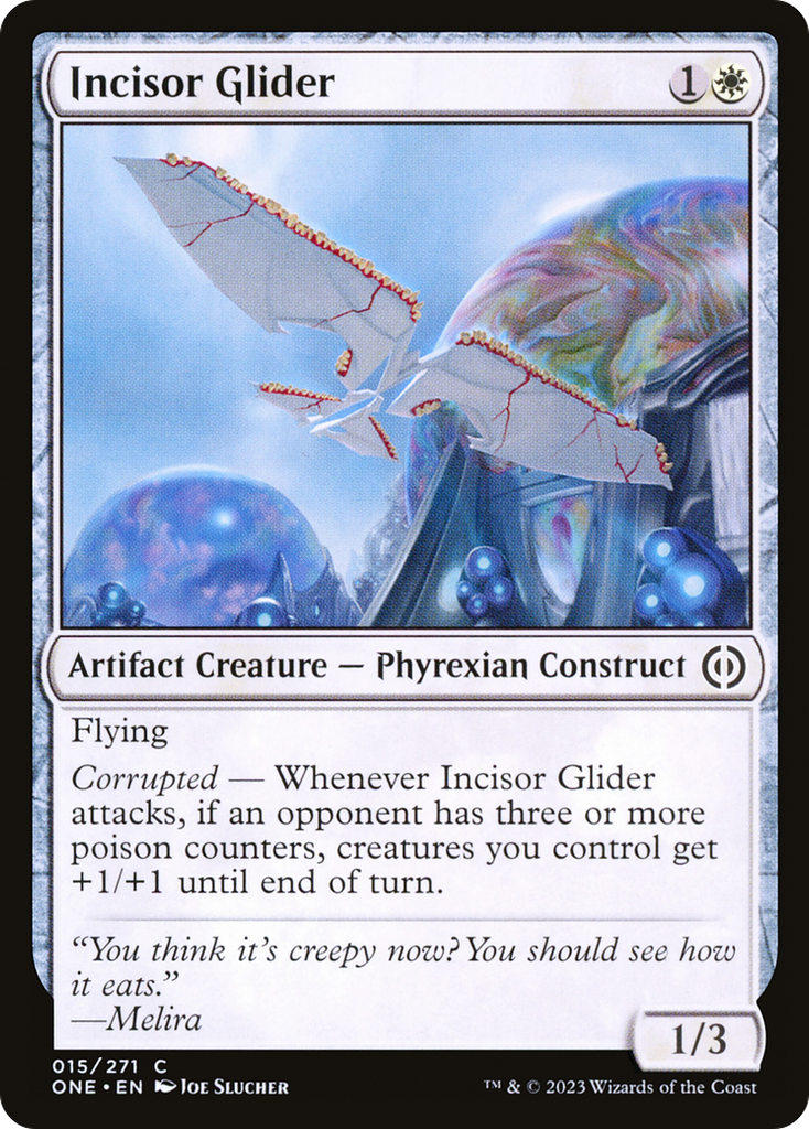 Magic: The Gathering - Incisor Glider Foil - Phyrexia: All Will Be One