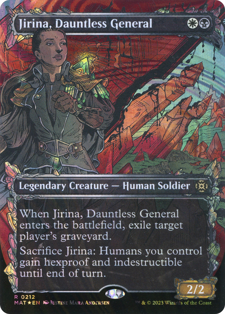 Magic: The Gathering - Jirina, Dauntless General Foil - March of the Machine: The Aftermath