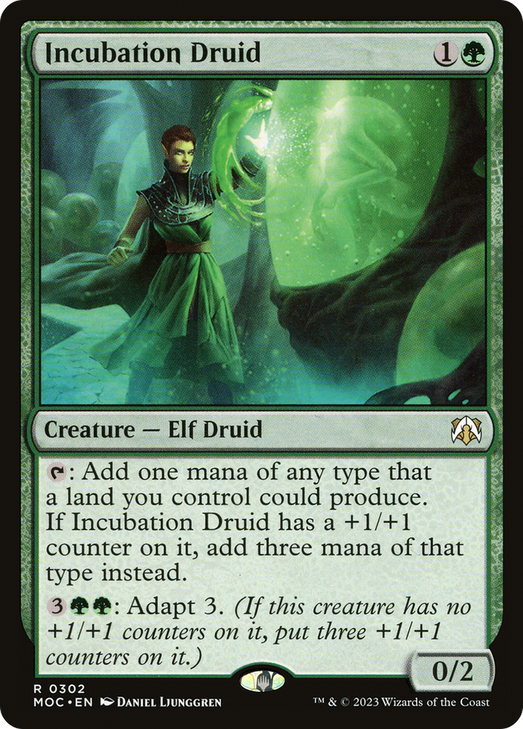 Magic: The Gathering - Incubation Druid - March of the Machine Commander