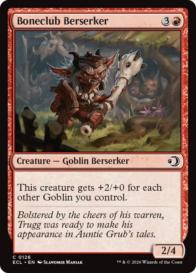 Magic: The Gathering - Boneclub Berserker - Lorwyn Eclipsed