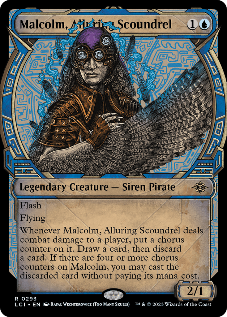 Magic: The Gathering - Malcolm, Alluring Scoundrel Foil - The Lost Caverns of Ixalan