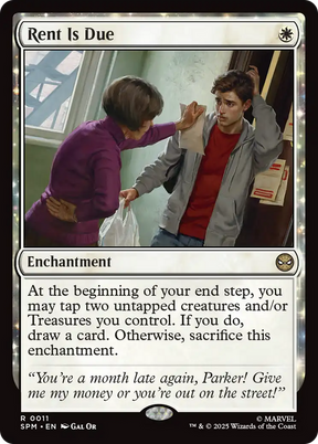 Magic: The Gathering - Rent Is Due Foil - Marvel's Spider-Man