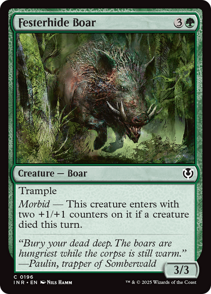 Magic: The Gathering - Festerhide Boar - Innistrad Remastered