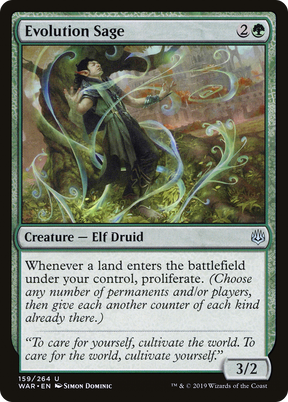 Magic: The Gathering - Evolution Sage Foil - War of the Spark