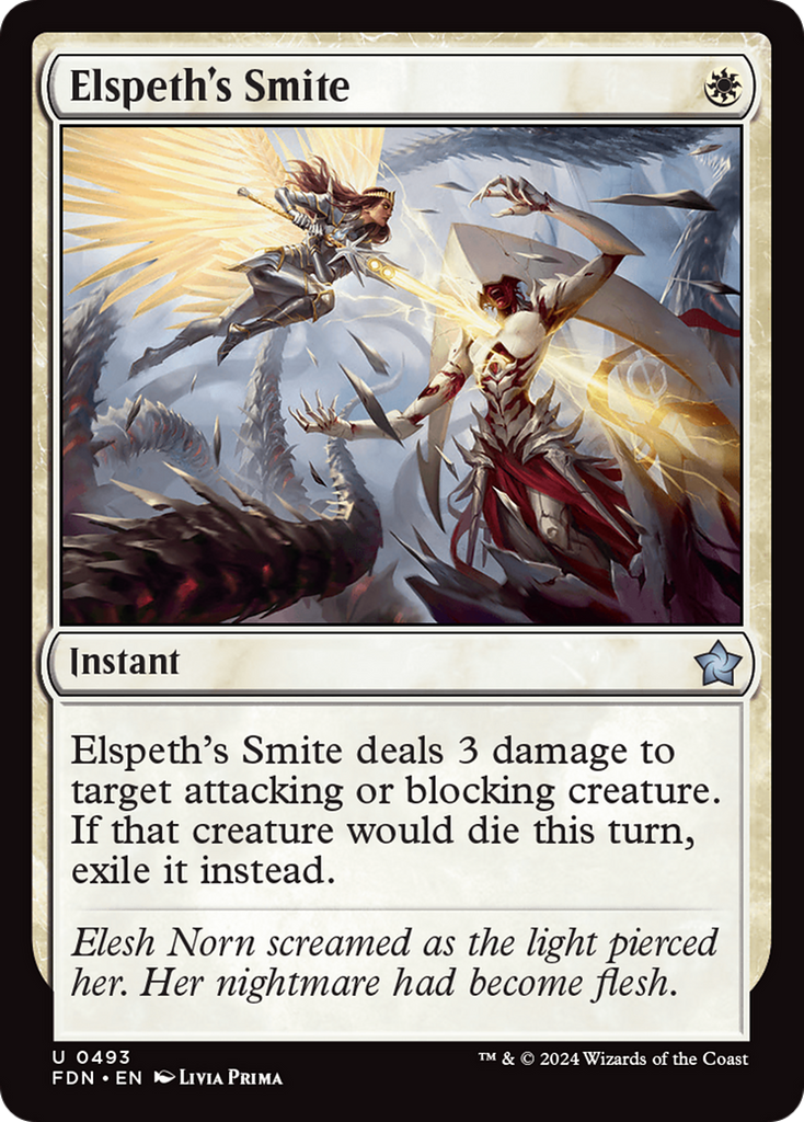 Magic: The Gathering - Elspeth's Smite - Foundations