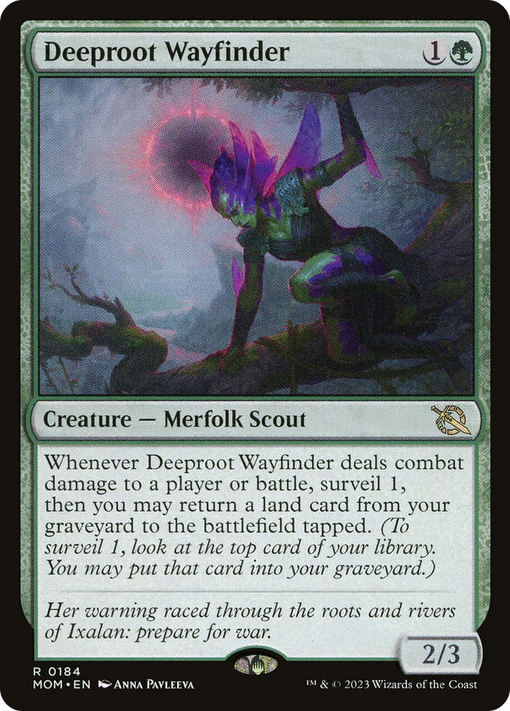 Magic: The Gathering - Deeproot Wayfinder Foil - March of the Machine