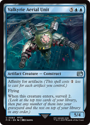 Magic: The Gathering - Valkyrie Aerial Unit Foil - Final Fantasy