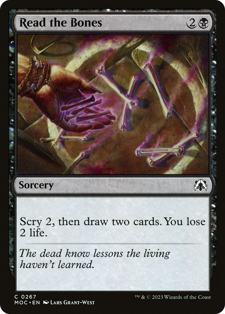 Magic: The Gathering - Read the Bones - March of the Machine Commander