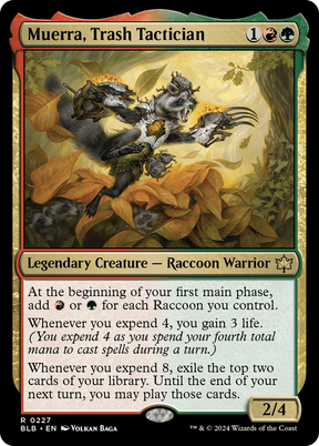 Magic: The Gathering - Muerra, Trash Tactician Foil - Bloomburrow