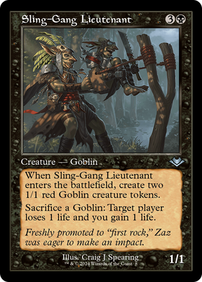 Magic: The Gathering - Sling-Gang Lieutenant - Modern Horizons 2 Timeshifts