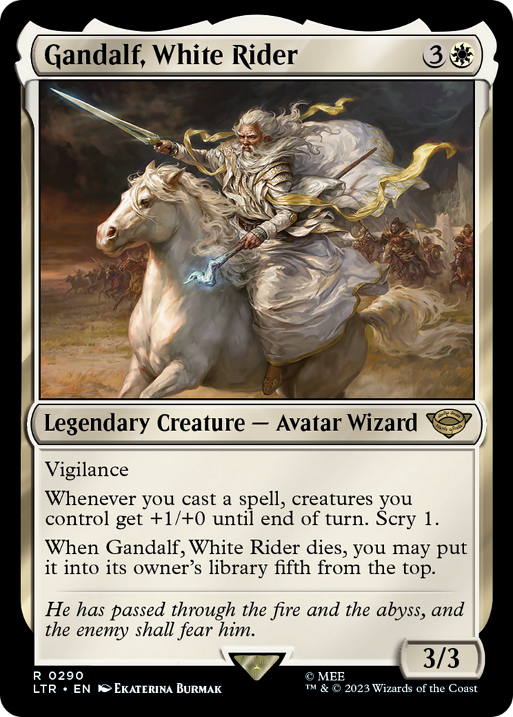 Magic: The Gathering - Gandalf, White Rider - The Lord of the Rings: Tales of Middle-earth