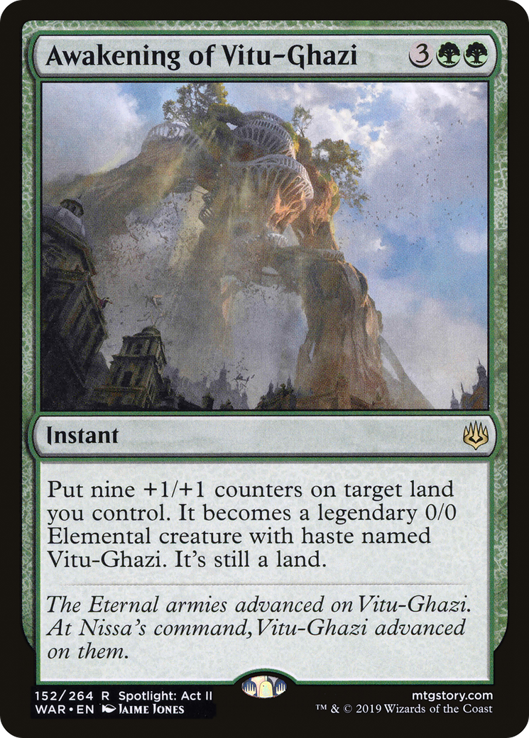 Magic: The Gathering - Awakening of Vitu-Ghazi Foil - War of the Spark