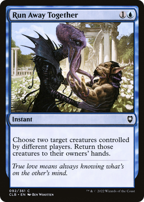 Magic: The Gathering - Run Away Together - Commander Legends: Battle for Baldur's Gate