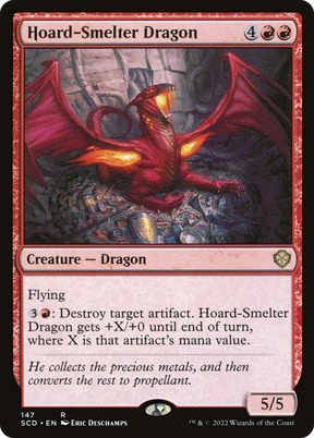 Magic: The Gathering - Hoard-Smelter Dragon - Starter Commander Decks