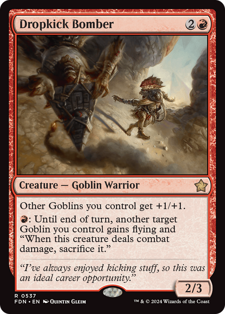 Magic: The Gathering - Dropkick Bomber - Foundations