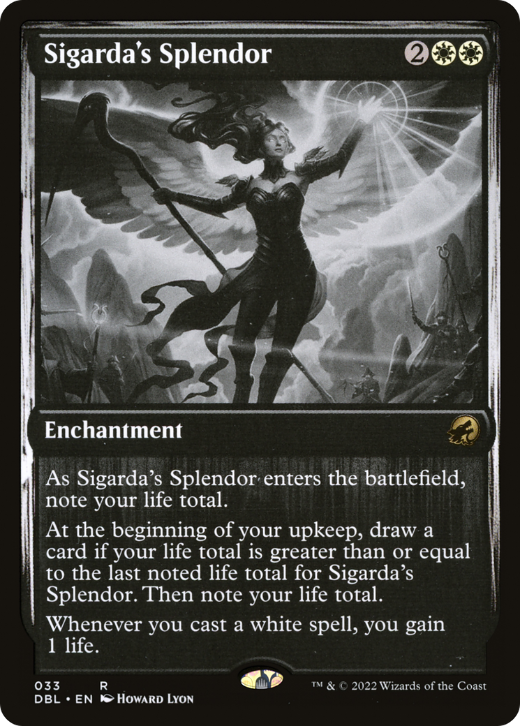Magic: The Gathering - Sigarda's Splendor Foil - Innistrad: Double Feature