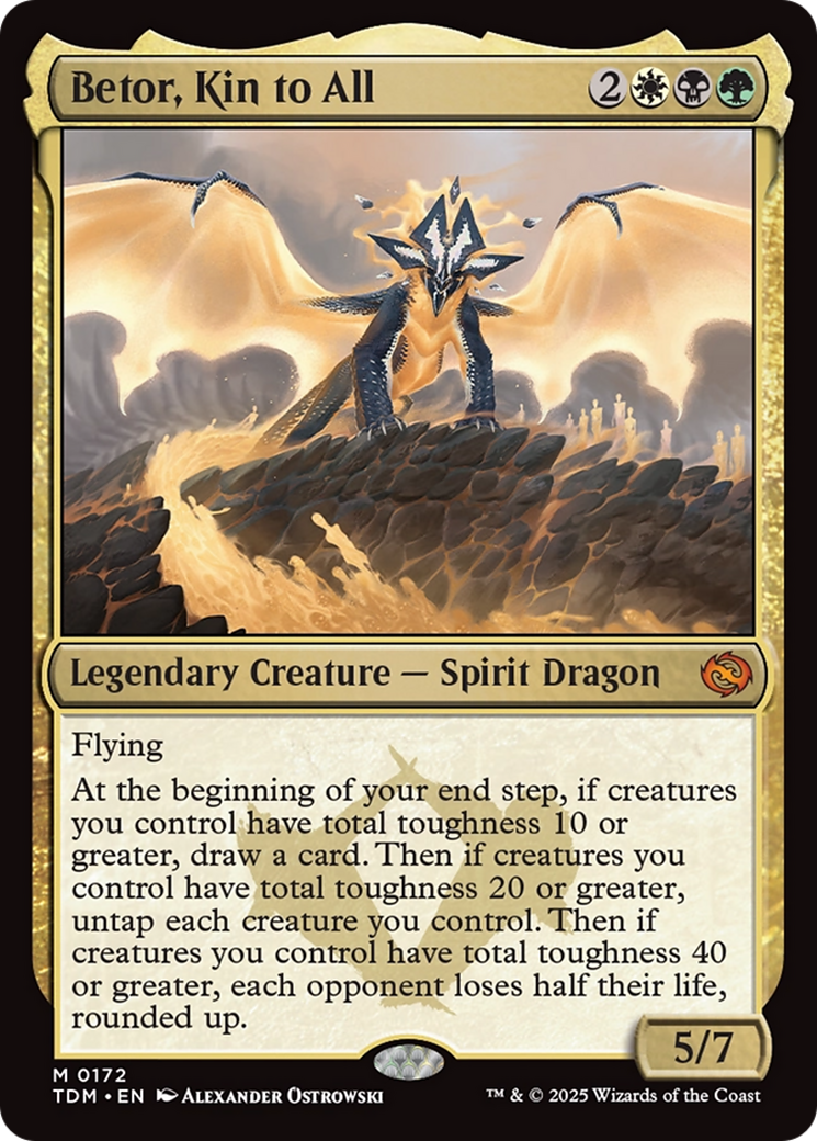 Magic: The Gathering - Betor, Kin to All Foil - Tarkir: Dragonstorm