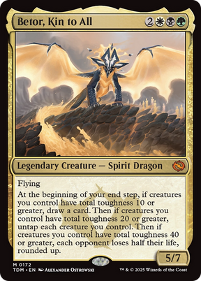 Magic: The Gathering - Betor, Kin to All Foil - Tarkir: Dragonstorm