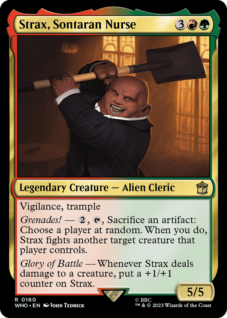 Magic: The Gathering - Strax, Sontaran Nurse Foil - Doctor Who