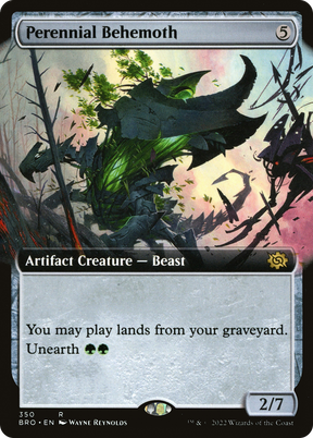 Magic: The Gathering - Perennial Behemoth Foil - The Brothers' War