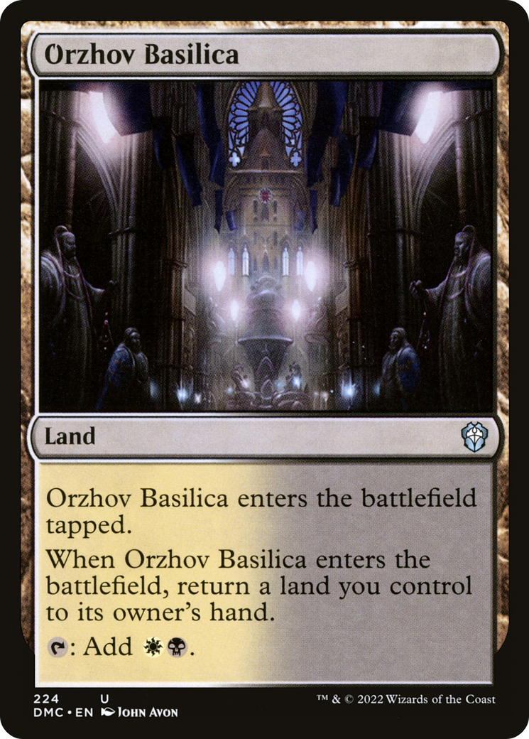 Magic: The Gathering - Orzhov Basilica - Dominaria United Commander