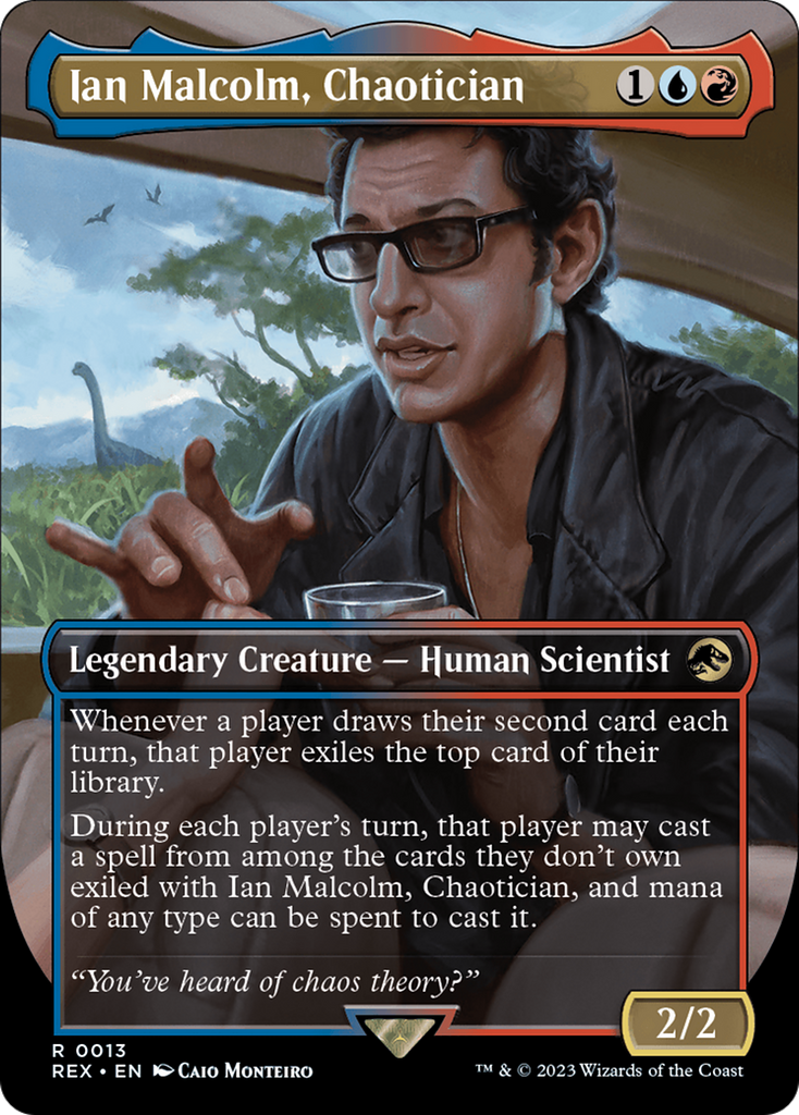 Magic: The Gathering - Ian Malcolm, Chaotician - Jurassic World Collection