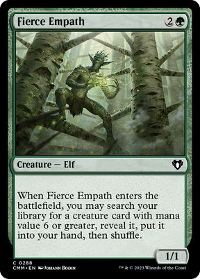 Magic: The Gathering - Fierce Empath Foil - Commander Masters