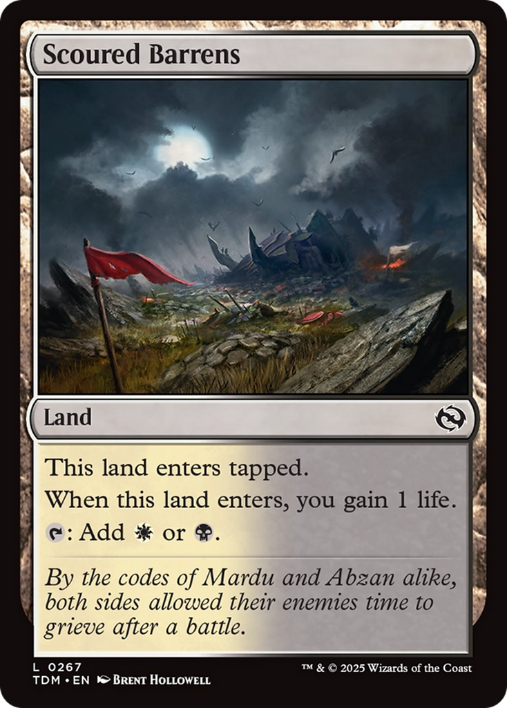 Magic: The Gathering - Scoured Barrens - Tarkir: Dragonstorm