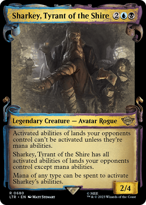 Magic: The Gathering - Sharkey, Tyrant of the Shire Foil - The Lord of the Rings: Tales of Middle-earth