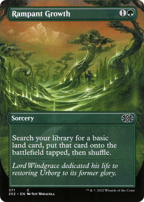 Magic: The Gathering - Rampant Growth Foil - Double Masters 2022