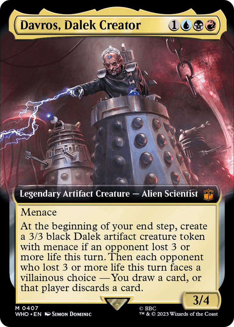 Magic: The Gathering - Davros, Dalek Creator - Doctor Who