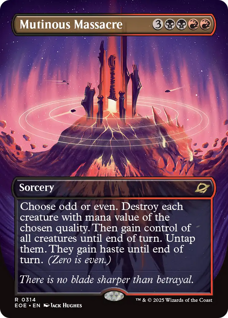 Magic: The Gathering - Mutinous Massacre Foil - Edge of Eternities