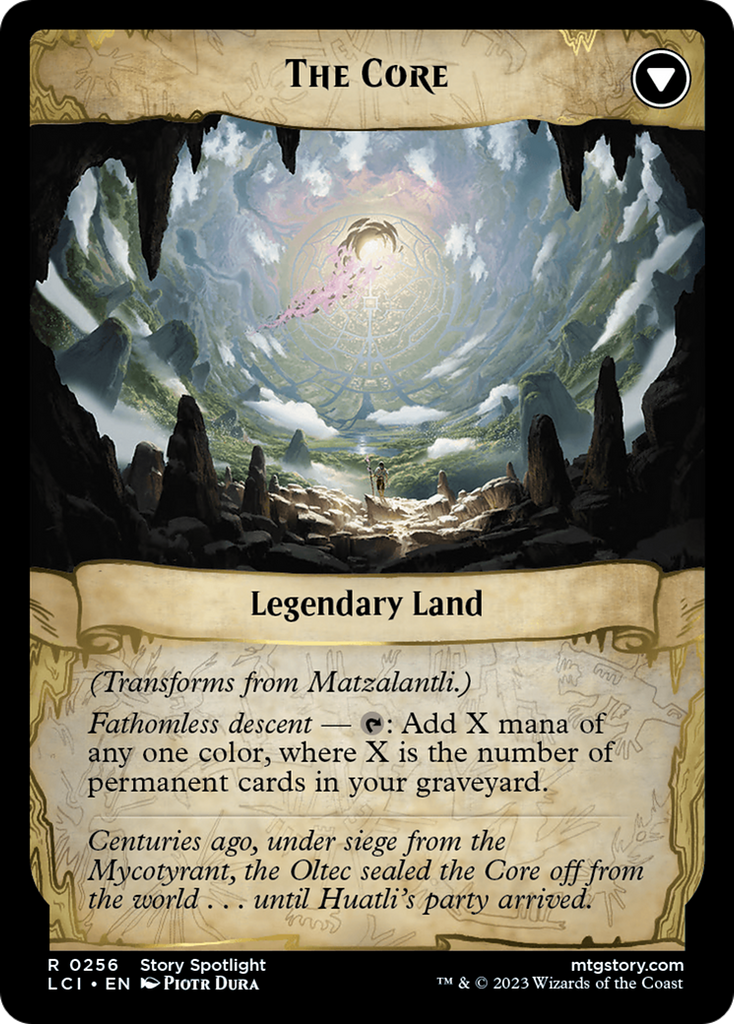 Magic: The Gathering - Matzalantli, the Great Door // The Core Foil - The Lost Caverns of Ixalan