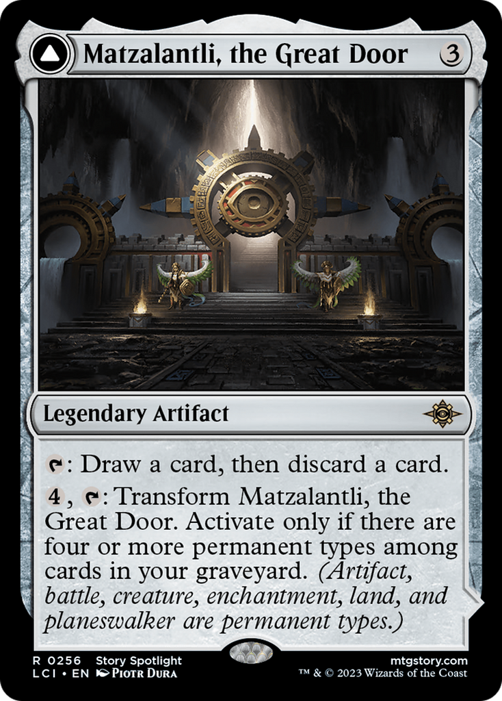 Magic: The Gathering - Matzalantli, the Great Door // The Core Foil - The Lost Caverns of Ixalan