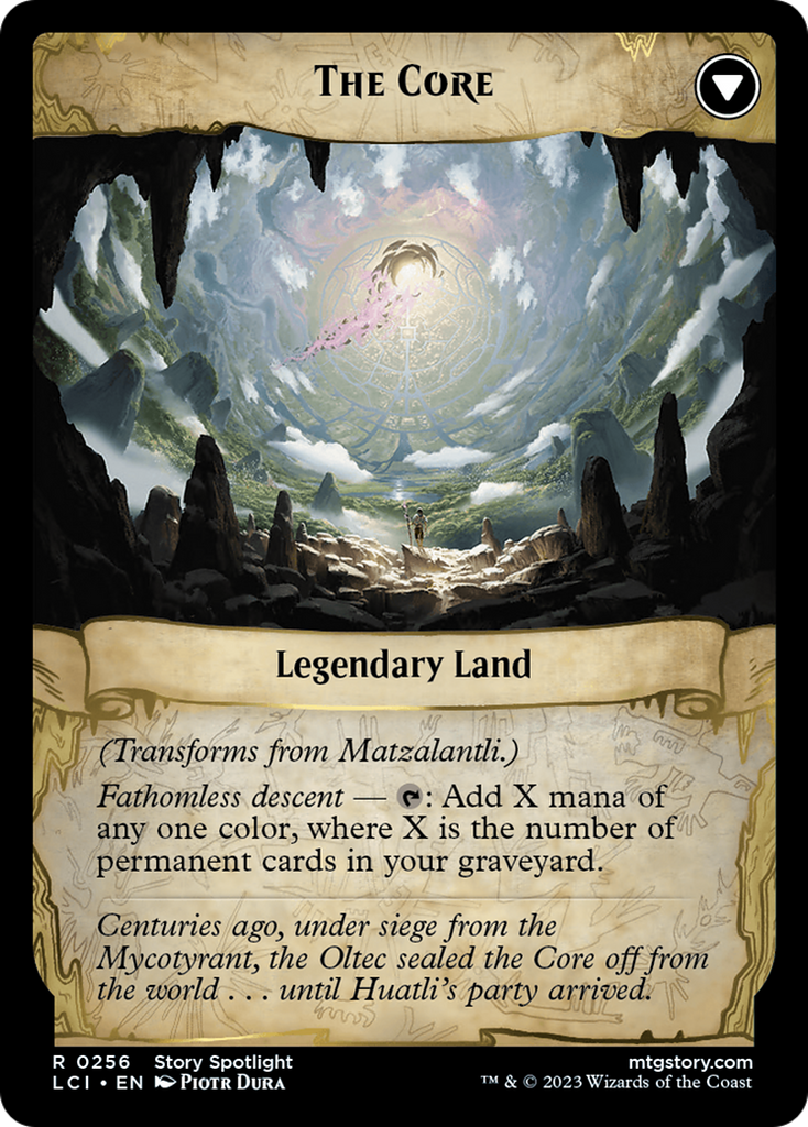Magic: The Gathering - Matzalantli, the Great Door // The Core - The Lost Caverns of Ixalan
