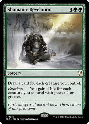 Magic: The Gathering - Shamanic Revelation - Bloomburrow Commander