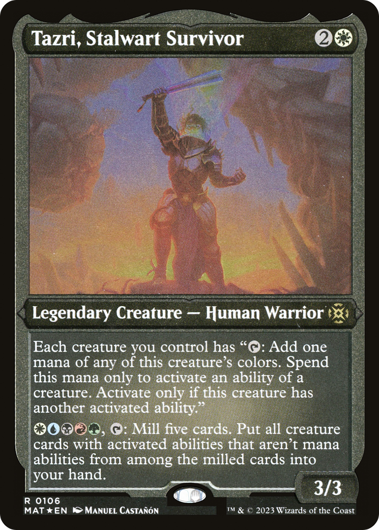 Magic: The Gathering - Tazri, Stalwart Survivor Foil - March of the Machine: The Aftermath