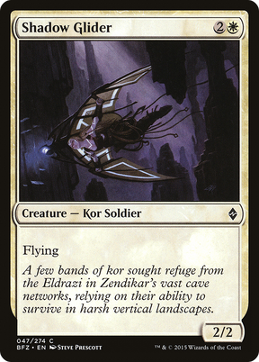 Magic: The Gathering - Shadow Glider Foil - Battle for Zendikar