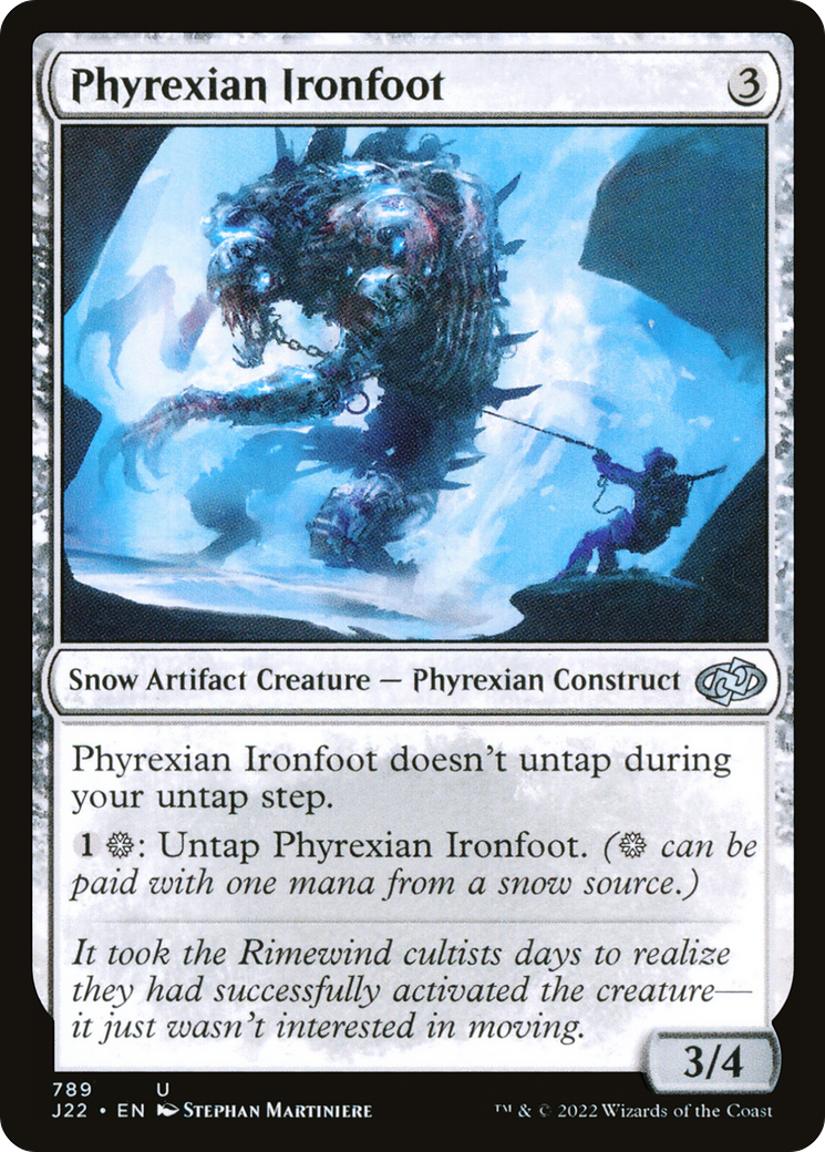 Magic: The Gathering - Phyrexian Ironfoot - Jumpstart 2022