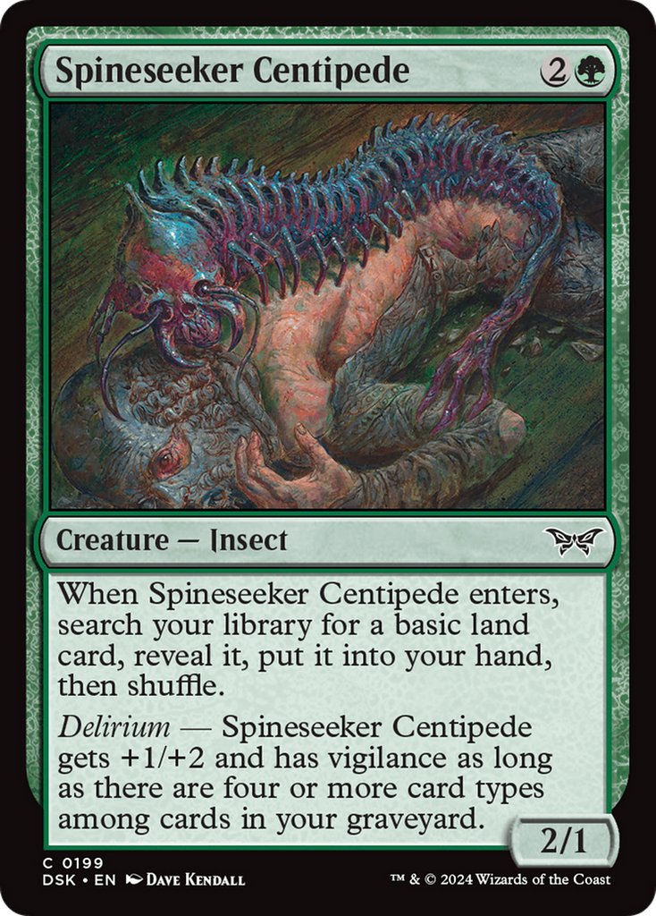 Magic: The Gathering - Spineseeker Centipede - Duskmourn: House of Horror