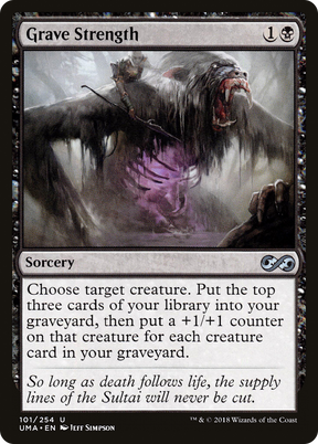 Magic: The Gathering - Grave Strength Foil - Ultimate Masters