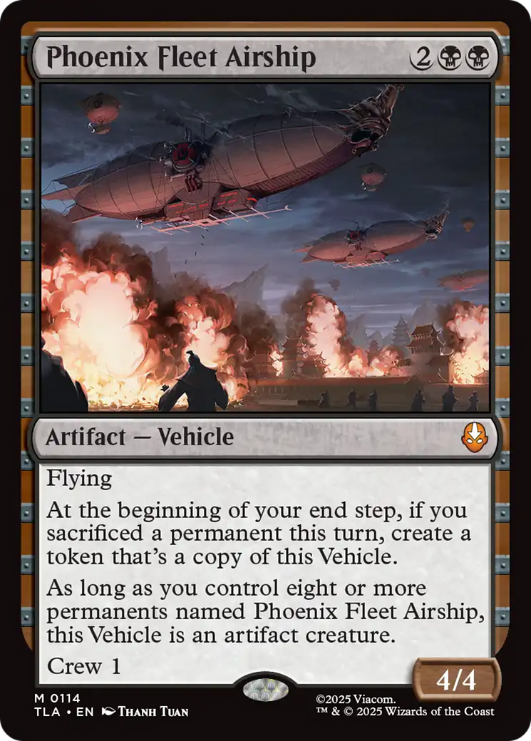 Magic: The Gathering - Phoenix Fleet Airship - Avatar: The Last Airbender